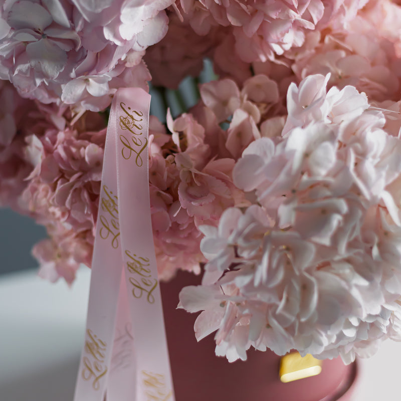 Blush Pink Hydrangea Luxury Flower Arrangement
