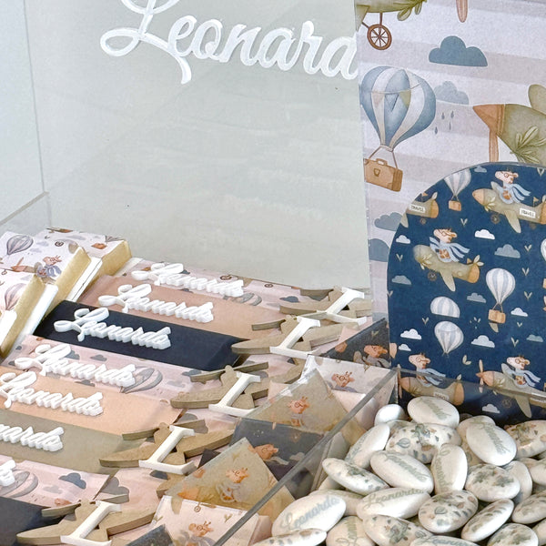 The Little Aviator Personalized Celebration Tray
