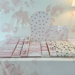 The Blush Blossom Personalized Celebration Tray