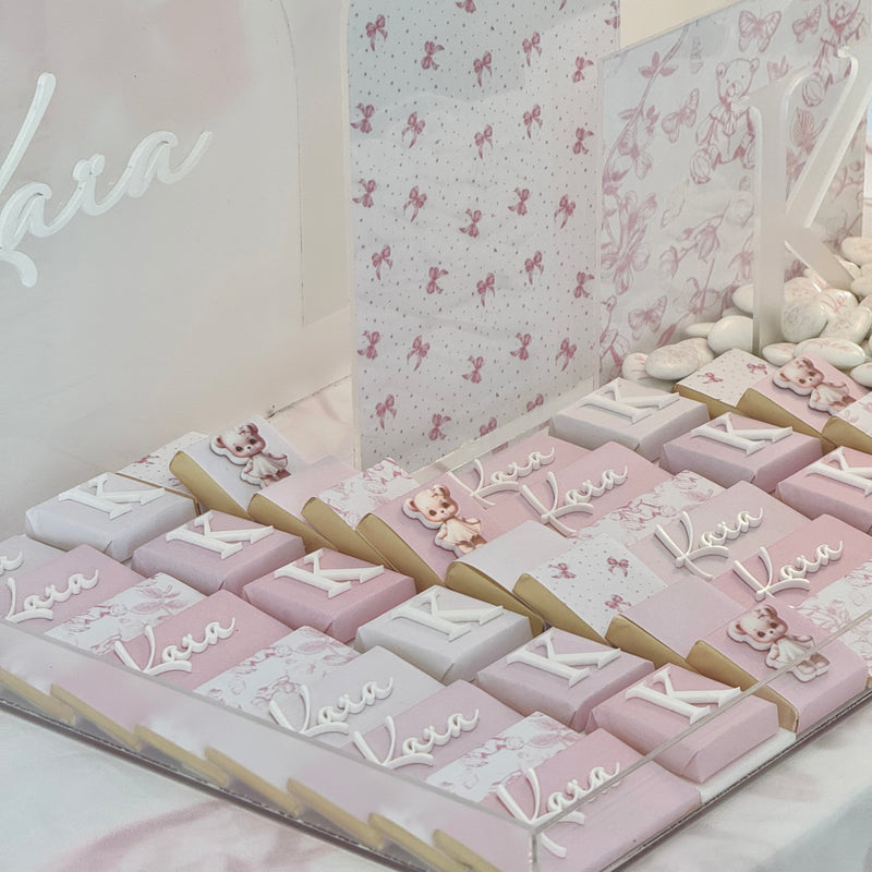 The Blush Blossom Personalized Celebration Tray