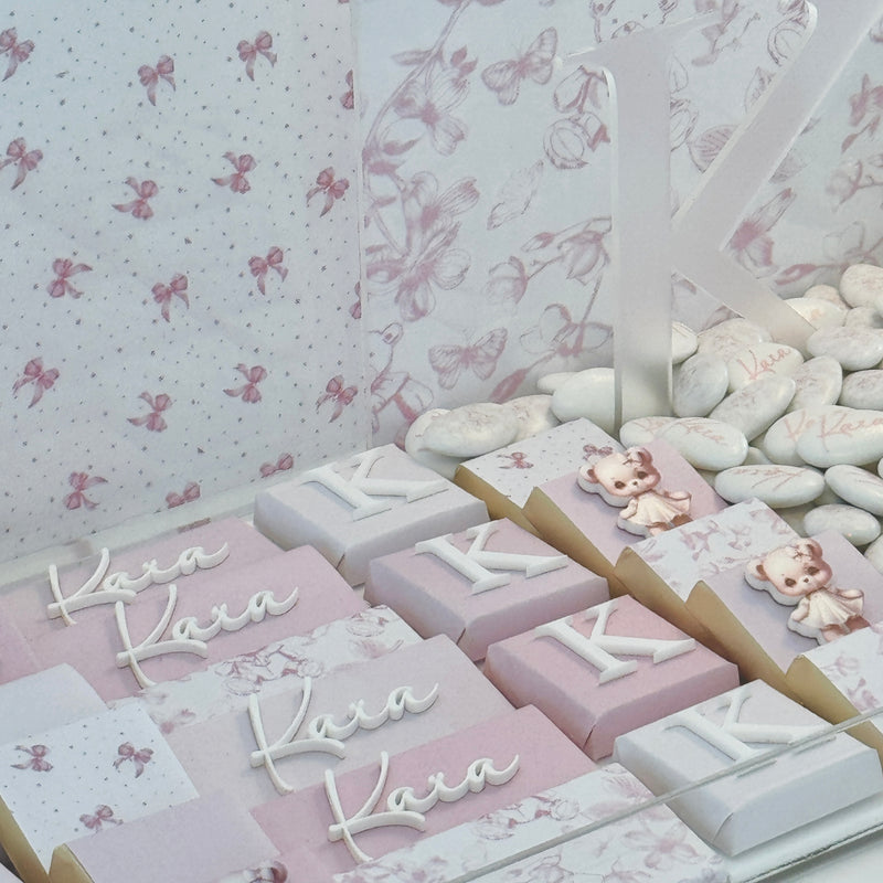 The Blush Blossom Personalized Celebration Tray