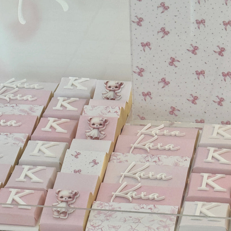 The Blush Blossom Personalized Celebration Tray