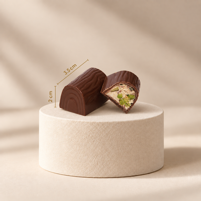 Chocolate Halawa with Pistachio