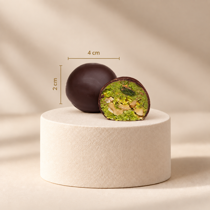 Chocolate Pistachio with Walnut Dark