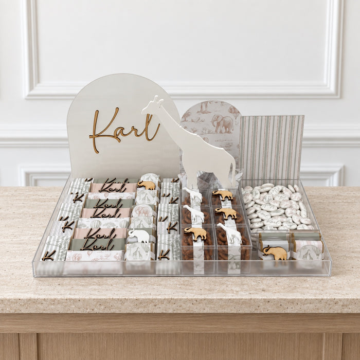 The Little Safari Personalized Celebration Tray