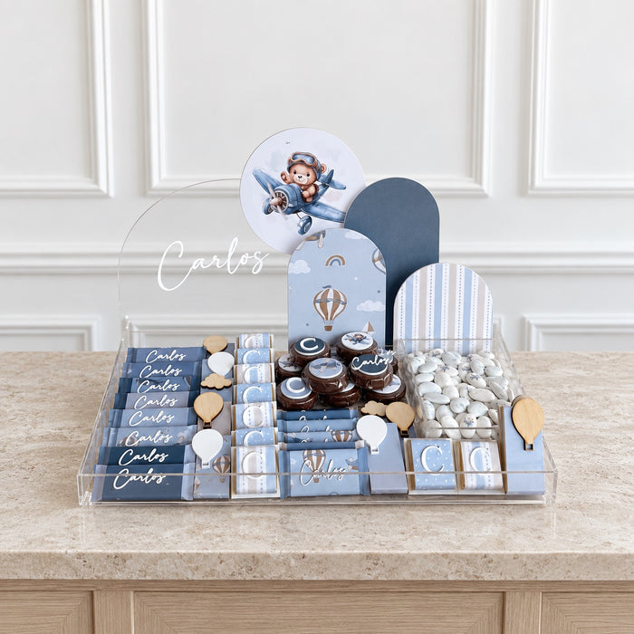 The Sky Explorer Personalized Celebration Tray