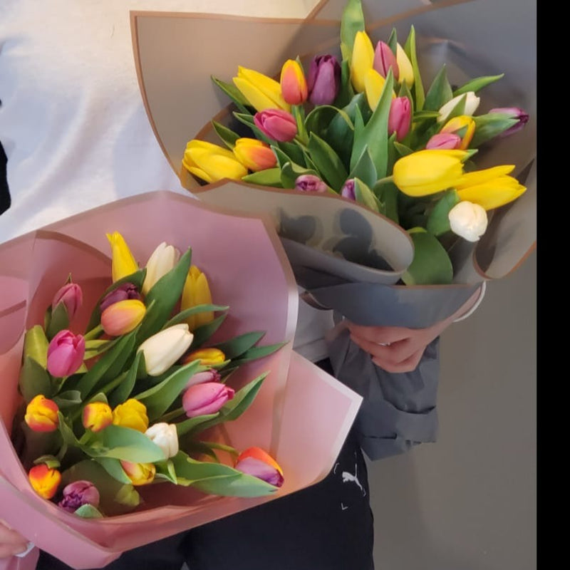 Wrapped Tulips