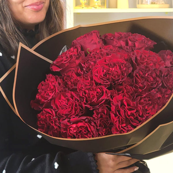 Red Garden Roses