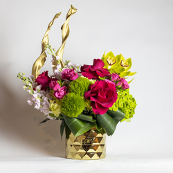 Goldie floral display
