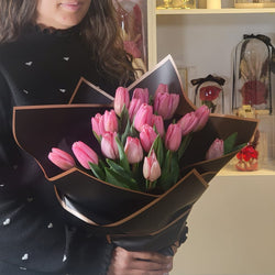 Pink Tulips Flower from Lelili Fleurs Laval