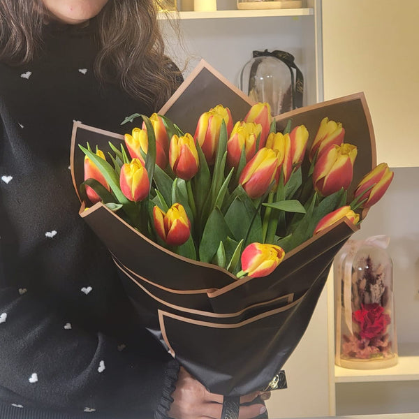 Orange/Yellow Tulips