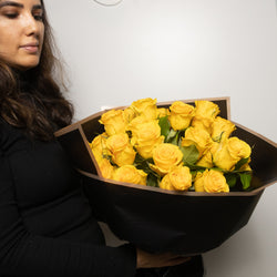 Yellow Roses Flower from Lelili Fleurs Laval